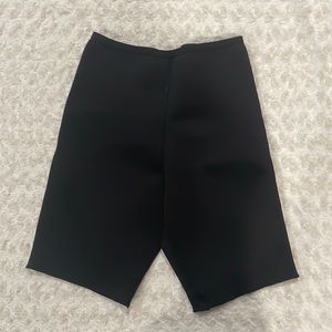 Sauna workout compression shorts. Size L